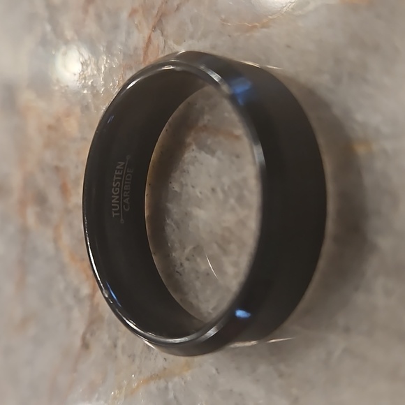 Tungsten Carbite Men's Ring - Picture 3 of 4
